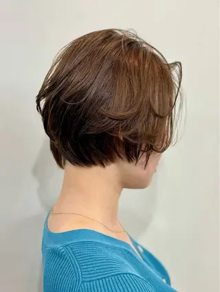ショート カラー ヘアアレンジ 💐大人可愛く Kroda💐のヘアスタイル