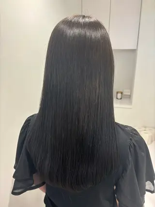 ロング リン🔔ボブ cut ベージュカラー🤎のヘアスタイル