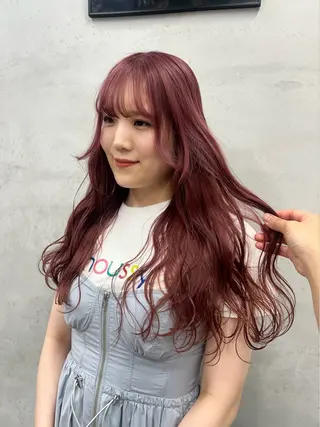 ロング 暖色カラー/レイヤー カット☁️MEI☁️のヘアスタイル
