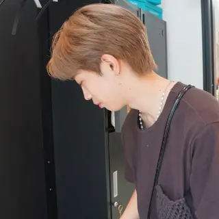 ショート カラー メンズ ダウンパーマ 【sity.ザイク】のヘアスタイル