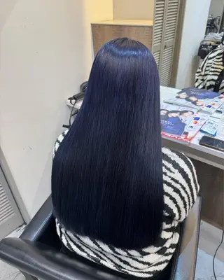 ロング カラー 韓国ヘア🇰🇷 YUKINAのヘアスタイル