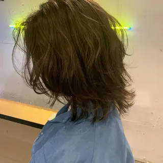 ショート カラー 🎈馬場佑馬/ スパイラルパーマ🎈のヘアスタイル