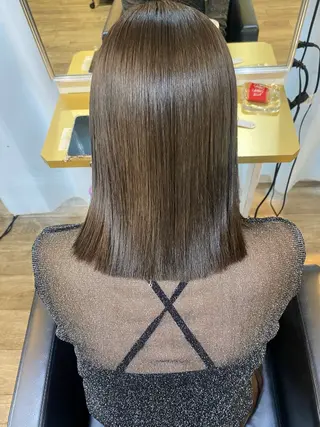 ミディアム みやび🫧髪質改善 🫧透明感カラー🫧のヘアスタイル