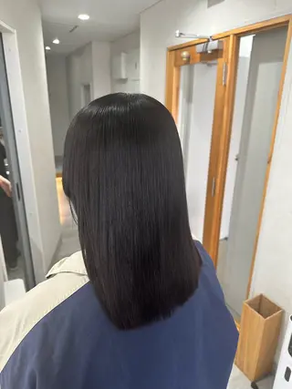 セミロング JOS所属・上野ハイトーン/デ ザイン✂︎touiのヘアスタイル