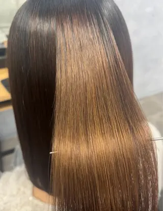 ミディアム 熊谷 有紗のヘアスタイル