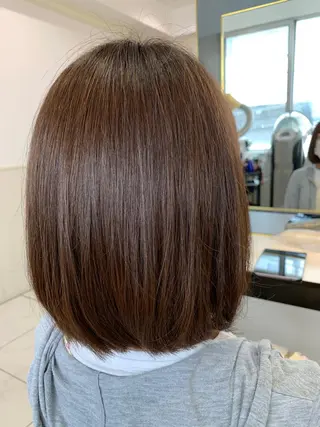 ミディアム 小田切 栄司のヘアスタイル