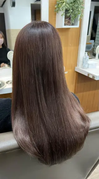 ロング カラー 透明感カラー/ イルミナカラーヒロキのヘアスタイル