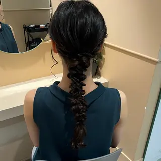ロング ヘアアレンジ 🫧tomoka 透明感カラー🫧のヘアスタイル