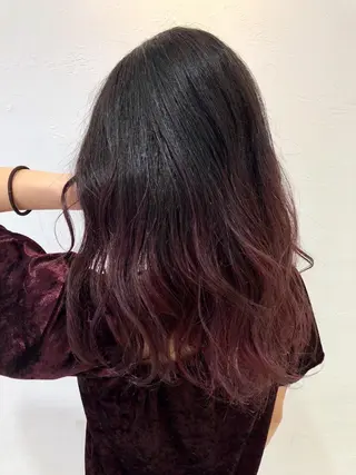 セミロング 日野・八王子縮毛矯正 ワタナベリョウマのヘアスタイル