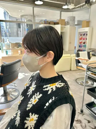 ショート 🌈ショートボブ⚪︎ 暖色🌈村山武史のヘアスタイル