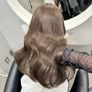 ロング カラー ruki/梅田【ラベ ンダー・グレージュ】のヘアスタイル