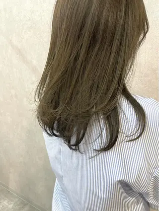 ミディアム カラー いなみね はるきのヘアスタイル