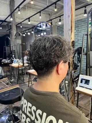 パーマ メンズ 村本 優依のヘアスタイル