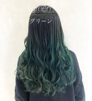 セミロング カラー 代表/七瀬/ギャル/ シールエクステ/渋谷のヘアスタイル