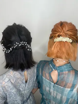 ミディアム Avalon所属・Hiroshi ヒロシのヘアスタイル