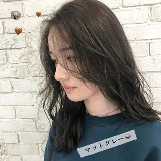 ミディアム カラー ✨ブリーチ特化✨ 💚Acchon💚のヘアスタイル