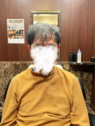 ショート メンズ ヒロ銀座バーバーショップ丸の内所属・秋山 琳太のヘアスタイル