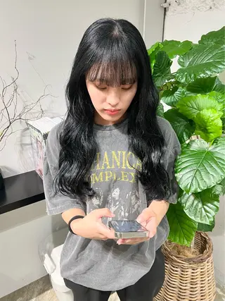 ロング 石井 菜々のヘアスタイル