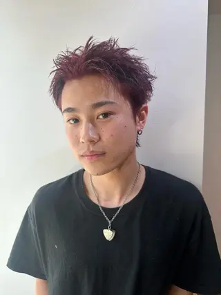 カラー メンズ 💞艶カラー/ ブリーチ💞ユウカのヘアスタイル