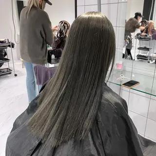 カラー 透明感ベージュ🧁 池袋LAND🤍のヘアスタイル