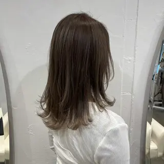 セミロング ヘアアレンジ SHEARA BY CARE所属・. AYUKAのヘアスタイル