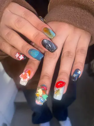 ネイル .unff所属・hana (..)個 性派/メンズネイル◎のネイルデザイン