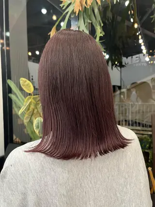 セミロング カラー MEY HAIR所属・カットモデル 募集Narumi🌸のヘアスタイル