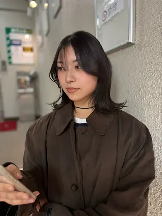 ミディアム カラー 透明感カラー 🧚‍♂️さえのヘアスタイル