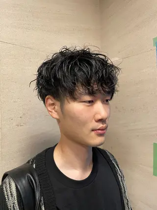 ミディアム パーマ メンズ 2回目以降✖︎ こうようのヘアスタイル