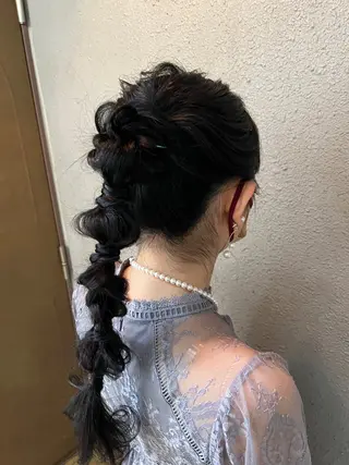 ロング ヘアアレンジ 山室 敬義のヘアスタイル