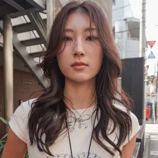 セミロング カラー ◽️モードヘア◽️ SHOUTOのヘアスタイル