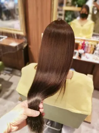 ロング カラー ヘアアレンジ 艶髪×美髪✨ newi八王子のヘアスタイル