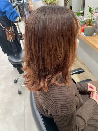 ミディアム カラー パーマ 🌙suwa🌙 /ショートカットのヘアスタイル