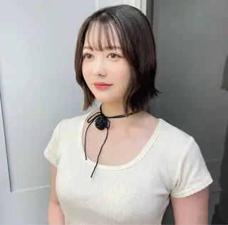 ショート レイヤー、美髪矯正 🌹韓国ヘア芹奈のヘアスタイル