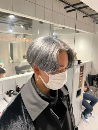 ショート カラー パーマ メンズ 🔥札幌No.1🥇 パーマ特化美容師🔥のヘアスタイル