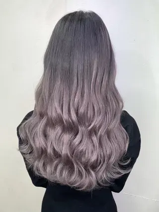 ロング カラー KEISUKE/ ブリーチ🧡エクステのヘアスタイル