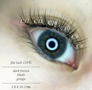 マツエク・マツパ Fleur フルールのマツエク・マツパデザイン