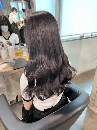 ロング カラー I'S.横浜所属・赤み消しカラー 🍀JUNKIのヘアスタイル
