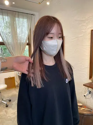 セミロング 尾崎 弘和のヘアスタイル