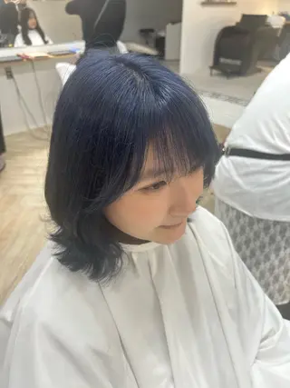 ミディアム カットモデル募集/ 万代/関谷　朋実のヘアスタイル