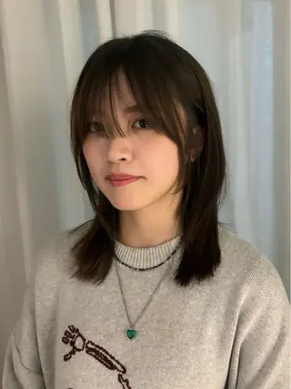 ミディアム Fuka🫧 カットモデル募集中のヘアスタイル