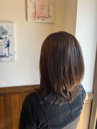 セミロング reFREO所属・ダメージレスカラー 髪質改善reFREOのヘアスタイル