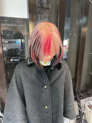 メンズ 💖艶髪ブリーチ髪質 改善💖ケンシンのヘアスタイル