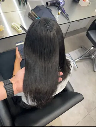 ミディアム 髪質改善/縮毛矯正 梅田茶屋町/西尾祐作のヘアスタイル