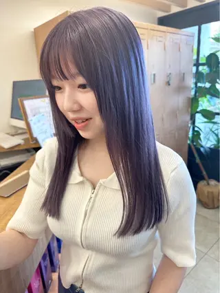 ロング カラー 🪽ゆな 🪽のヘアスタイル