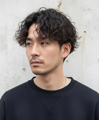 メンズ 【メンズパーマ】 SiLO 三宅のヘアスタイル