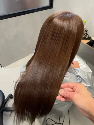 ロング 縮毛矯正/髪質改善 /辻部雅人のヘアスタイル