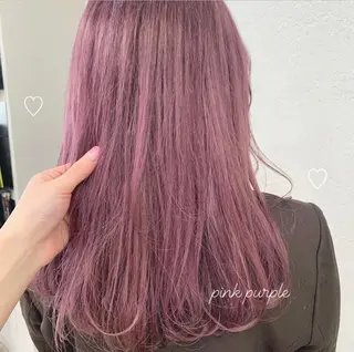 セミロング カラー 💗モテガーリー💗 rumi♡のヘアスタイル