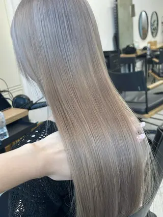 ロング カラー 韓国/ハイトーン/ ボブ🎀MIKU🎀のヘアスタイル