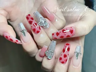 ネイル E.N🦋 長さ出し/持ち込みのネイルデザイン